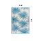 World Rug Gallery Floral Tropical Reversible Recycled Plastic 3' X 5' Blue Outdoor Rug 6075BLUE3X5 - alternate 6